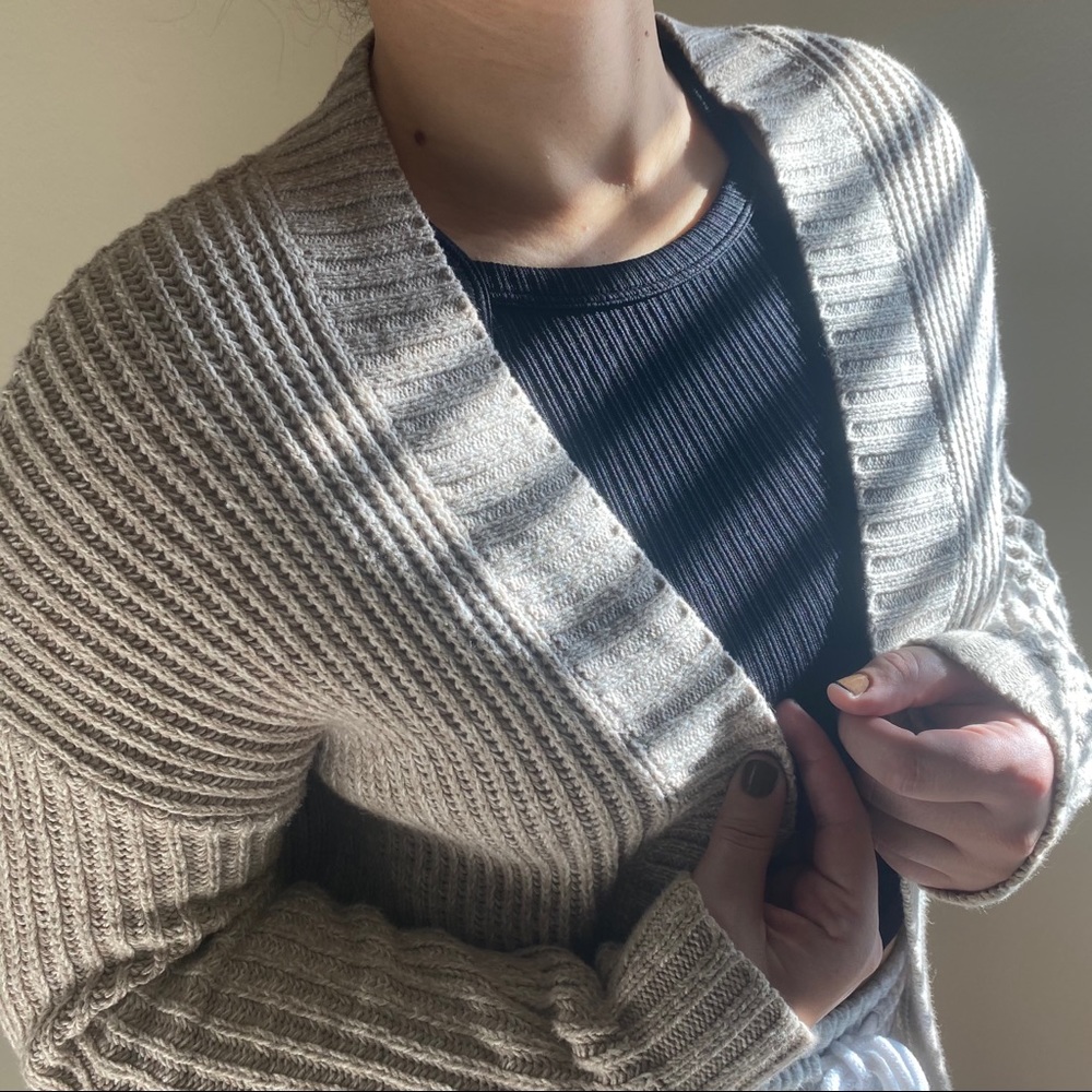 Express Beige Cardigan - Picture 3 of 12